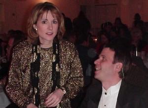 Click for enlarged view. The future Mr & Mrs Baxter