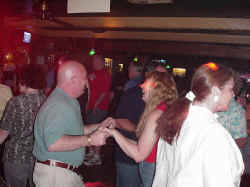 Click for enlarged view. Dance floor at Perry's Restaurant